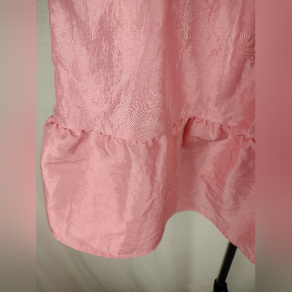 VINCE TAFFETA LANTERN PINK MINI SKIRT Size 8 NWT - Picture 8 of 14